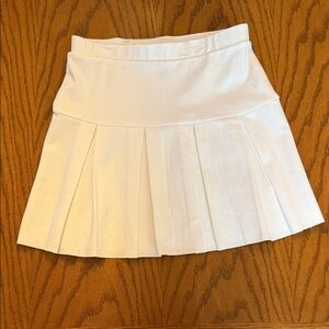 Art Class White Pleated Skirt